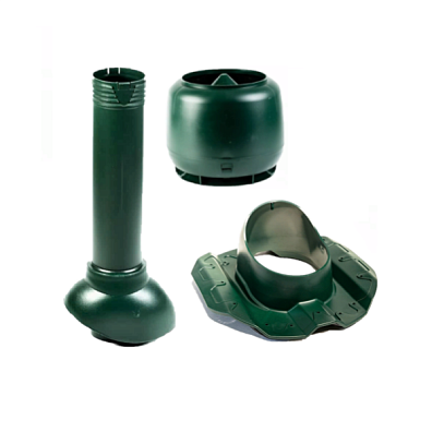 Комплект для кровли из профиля 20, неутепленный, зеленый