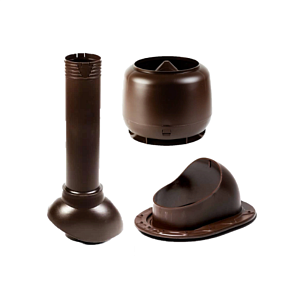 Комплект для фальцевой кровли H-500, утепленный, коричневый