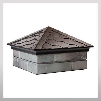 Колпак 390х390, коричневый