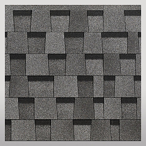 Ламинированная черепица DRAGON STANDARD, серый