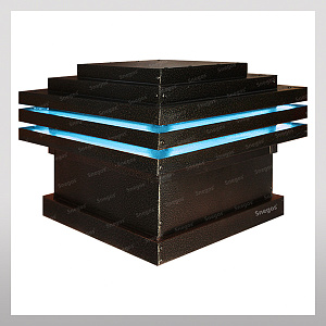 Колпак Snegos ХАЙТЕК Shine на столб забора