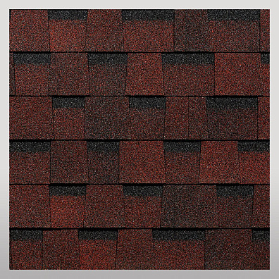 Ламинированная черепица DRAGON EUROPA, красный