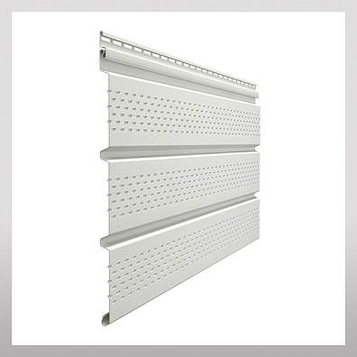 Софит Premium  перфорированный, пломбир