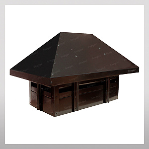 Зонт Snegos КЛАССИК с вентиляционными жалюзи