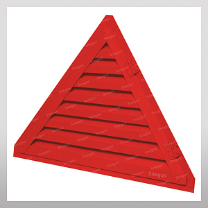 Вентиляционная решетка Snegos накладная треугольная