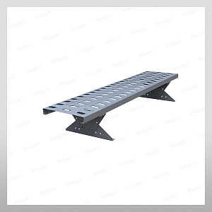 Кровельный переходной мостик Snegos 1м для фальцевой кровли