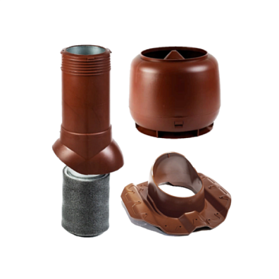 Комплект для кровли из профиля 20, H-500, утепленный, красный