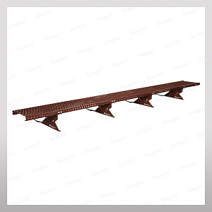 Кровельный переходной мостик Snegos 3м для натуральной черепицы