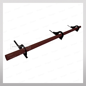 Снегозадержатель Snegos Бревно ЭКО для гибкой черепицы