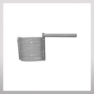 Держатель трубы на кирпич, оц.