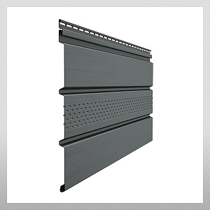 Софит Premium с центральной перфорацией, графит