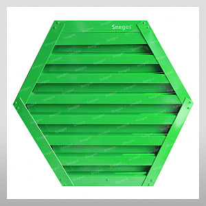 Вентиляционная решетка Snegos накладная многогранная