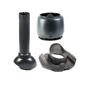 Комплект для кровли из профиля 20, неутепленный, графитовый