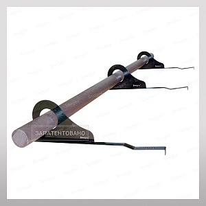 Снегозадержатель Snegos Бревно ПОЛИМЕР для натуральной черепицы